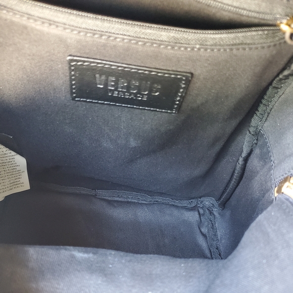 Versace Versus Black Backpack with Gold Hardware - Picture 10 of 15